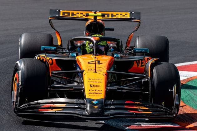 Lando Norris McLaren Formula 1 Team, Great Britain 04 in MCL39, ITA, Formula 1 World Championship, Italian Grand Prix, Autodromo Nazionale Monza, Qualifying Day, 2025 season, 06 09 2025 ITA, Formula 1 World Championship, Italian Grand Prix, Autodromo Nazionale Monza, Qualifying Day, 2025 season, 06 09 2025 Monza Copyright: xEibner-Pressefoto MarcelxFischerx EP_MFI