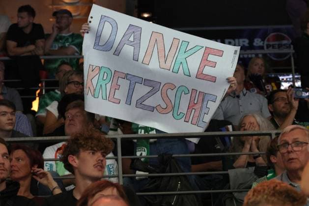 DEU, DHB, 1 HBL, Fuechse Berlin vs SC Magdeburg, 06 09 2025, Max Schmeling Halle, Berlin, DEU, DHB, 1 HBL, Fuechse Berlin vs SC Magdeburg, in the picture Fuechse Fans,Fanblock nordphotoxGmbHx xEngler nph00076