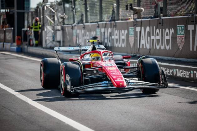 Formula 1 Pirelli Gran Premio d’Italia 2025 Alexis Perrin OVERTAKE MAXPPP - 06 09 2025 44 HAMILTON Lewis (gbr), Scuderia Ferrari HP, action at the Formula 1 Pirelli Gran Premio d’Italia 2025, the 16th round of the 2025 FIA Formula 1 World Championship, WM, Weltmeisterschaft at Autodromo Nazionale Monza in Monza, Italy, from 04 to 07 September 2025at the Formula 1 Pirelli Gran Premio d’Italia 2025, the 16th round of the 2025 FIA Formula 1 World Championship, at Autodromo Nazionale Monza in Monza, Italy, from 04 to 07 September 2025  Copyright: xOVERTAKE MAXPPPxAlexisxPerrinx OVT202509062456 OVT202509062456
