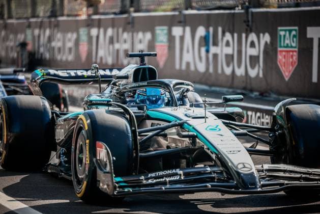 Formula 1 Pirelli Gran Premio d’Italia 2025 Alexis Perrin OVERTAKE MAXPPP - 06 09 2025 63 RUSSELL George (gbr), Mercedes AMG Petronas, action at the Formula 1 Pirelli Gran Premio d’Italia 2025, the 16th round of the 2025 FIA Formula 1 World Championship, WM, Weltmeisterschaft at Autodromo Nazionale Monza in Monza, Italy, from 04 to 07 September 2025  Copyright: xOVERTAKE MAXPPPxAlexisxPerrinx OVT202509062462 OVT202509062462