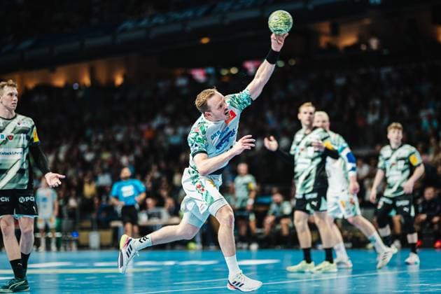 HBL Füchse Berlin vs SC Magdeburg, 06 09 25 Omar Ingi Magnusson SC Magdeburg, 14 throws on goal Füchse Berlin vs SC Magdeburg on 06 09 2025 at Max Schmeling Halle, Berlin Copyright: xBEAUTIFULxSPORTS Tonhäuserx
