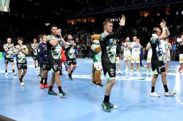 DEU, DHB, 1 HBL, Fuechse Berlin vs SC Magdeburg, 06 09 2025, Max Schmeling Halle, Berlin, DEU, DHB, 1 HBL, Fuechse Berlin vs SC Magdeburg, in the picture Fuechse player circle, Lasse Andersson Fuechse Berlin 11 nordphotoxGmbHx xEngler nph00076