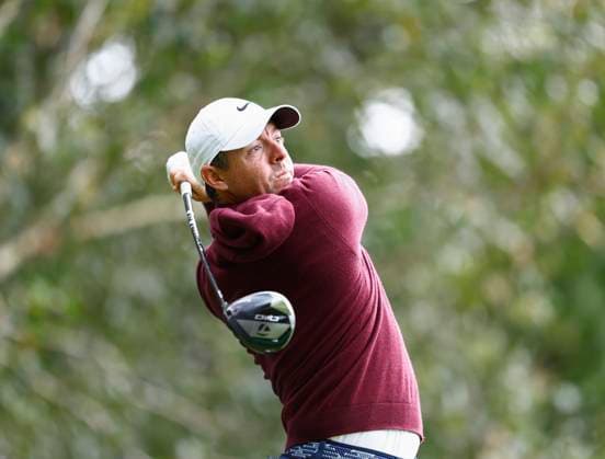 6th September 2025; The K Club, Straffan, County Kildare, Ireland: Amgen Irish Open Golf Third Round; Rory Mcilroy of Northern Ireland tees off on the 2nd hole  PeterxFitzpatrick