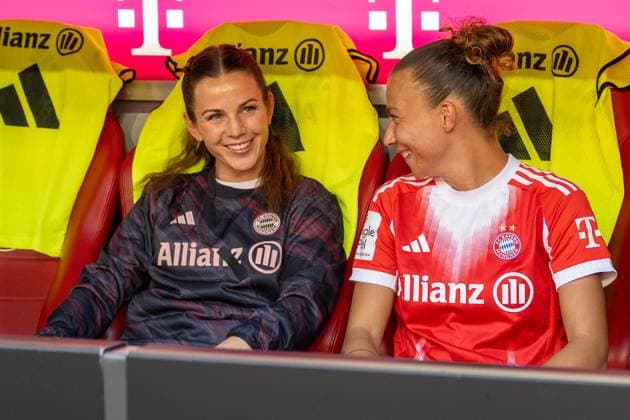 Tuva Hansen 6 FC Bayern Muenchen Frauen , FC Bayern Frauen Muenchen Bayer 04 Leverkusen, Google Pixel Frauenbundesliga, 1 Spieltag, 06 09 25 DFB regulations prohibit any use of photographs as image sequences and or quasi video kolbert press Muenchen Bayern Germany Copyright: xkolbert-press UlrichxGamelx