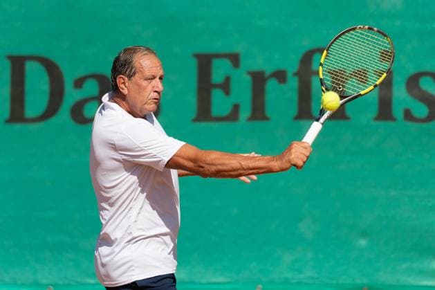 TC Blutenburg Munich Tennis Club SCC Berlin, DM Semifinal Munichs number 2, Gerald Kaiser German Club Championship Men 55 on September 6 and 7, 2025 in Bad Vilbel Semifinal match between TC Blutenburg Munich and Tennis Club SCC Berlin , Bad Vilbel Hessen Germany