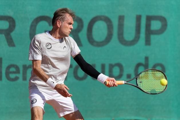 TC Blutenburg Munich Tennis Club SCC Berlin, DM Semifinal Berlins number 4 Michael Stensch German Club Championship Men 55 on September 6 and 7, 2025 in Bad Vilbel Semifinal match between TC Blutenburg Munich and Tennis Club SCC Berlin , Bad Vilbel Hessen Germany