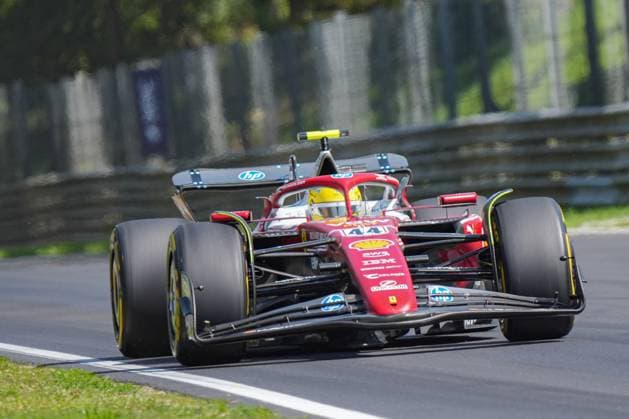 Lewis Hamilton of United Kingdom driving the (44) Scuderia Ferrari HP SF-25 during Pirelli Gran Premio d Italia 2025, Formula 1 Championship in Monza, Italy, September 06 2025  Copyright: xLucaxRossini IPAxSportx xipa-agency.netx xx IPA_64319248 IPA_Agency_IPA64319248