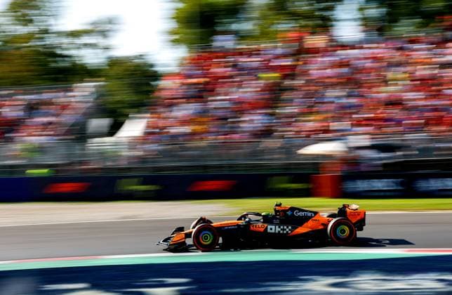 4 Lando Norris GBR, McLaren F1 Team , F1 Grand Prix of Italy at Autodromo Nazionale Monza on September 6, 2025 in Monza, Italy Photo by HOCH ZWEI Monza Italy