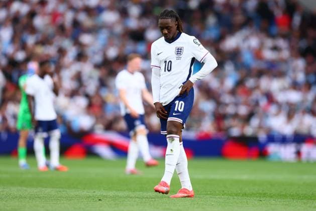 Eberechi Eze of England looks dejected England v Andorra, FIFA 2026 World Cup Qualifying, Group K, Football, Villa Park, Birmingham, UK - 06 Sept 2025Birmingham Villa Park United Kingdom EDITORIAL USE ONLY No use with unauthorised audio, video, data, fixture lists, club league logos or live services. Online in-match use limited to 120 images, no video emulation. No use in betting, games or single club league player publications. Copyright: xPaulxCurrie Shutterstockx 15471184cd