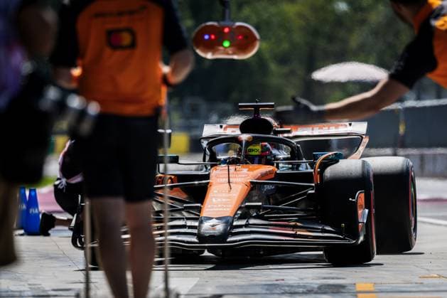Autodromo di Monza, Monza, Italy. 6.September.2025; Oscar Piastri of Australia and McLaren F1 Team during Free Practice 3 Formula One Italian Grand Prix  aflo_302491505