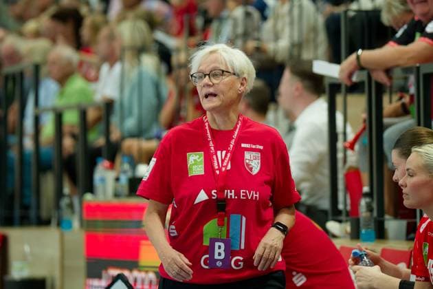 Coach Ines Seidler Halle , SV Union Halle Neustadt vs Sport Union Neckarsulm, Handball Bundesliga Frauen, Saison 2025 26, 2 Spieltag, 06 09 2025 Halle SWH Arena Sachsen Anhalt Germany