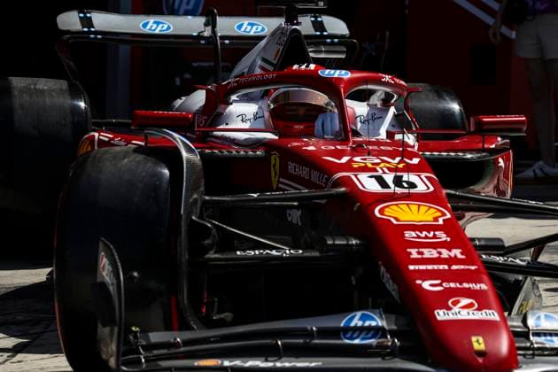16 Charles Leclerc MCO, Scuderia Ferrari HP , F1 Grand Prix of Italy at Autodromo Nazionale Monza on September 6, 2025 in Monza, Italy Photo by HOCH ZWEI Monza Italy