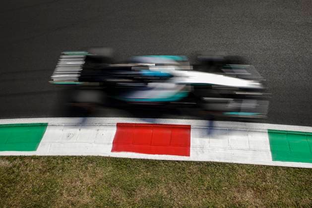 63 George Russell GBR, Mercedes AMG Petronas F1 Team , F1 Grand Prix of Italy at Autodromo Nazionale Monza on September 6, 2025 in Monza, Italy Photo by HOCH ZWEI Monza Italy