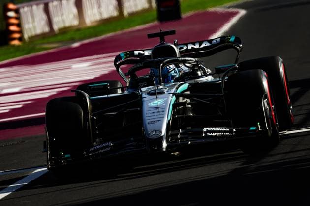 63 George Russell GBR, Mercedes AMG Petronas F1 Team , F1 Grand Prix of Italy at Autodromo Nazionale Monza on September 6, 2025 in Monza, Italy Photo by HOCH ZWEI Monza Italy
