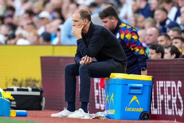 Coach of the England national team, Nationalteam Thomas Tuchel, during the Group K World Cup Qualifier match between England and Andorra at Villa Park, Birmingham, England on 6 September 2025.  Copyright: xDavidxHornx PMI-6989-0032