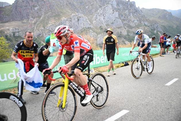 06-09-2025 Vuelta A Espana; Tappa 14 Aviles - La Farrapona; 2025, Visma - Lease A Bike; Vingegaard, Jonas; La Farrapona; 