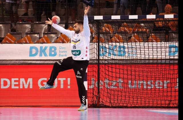 BAU 06 09 2025 Stuttgart Handball TVB Stuttgart vs Bergischer HC, Miljan Vijovic TVB