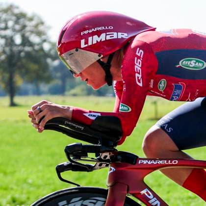 Tamara Dronova Roland De Devoluy competing in the Stage 5 Doetinchem Westendorp ITT of the Simac Ladies Tour 2025 on September 6, 2025 in Doetinchem, Netherlands Photo by Wart Brinkerhof Marcel ter Bals DeFodi Images