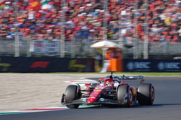 F1 Grand Prix of Italy - Qualifying Charles Leclerc of Monaco drives the (16) Scuderia Ferrari HP SF-25 during the qualifying of the Formula 1 PIRELLI Gran Premio d Italia 2025, the 16th round of the 2025 FIA Formula One World Championship, WM, Weltmeisterschaft in Monza, Italy, on September 6, 2025. Monza Italy Italy  Copyright: xLucaxRossinix originalFilename:rossini-formula1250906_npT3j.jpg