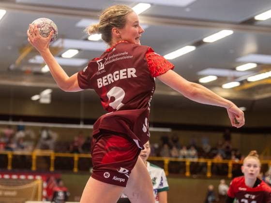 Amelie Berger HSG Bensheim Auerbach, 03 from outside, HSG Bensheim Auerbach vs Frisch Auf Goeppingen, Handball, 1 Bundesliga, Season 2025 2026, 06 09 2025 HSG Bensheim Auerbach vs Frisch Auf Goeppingen, Handball, 1 Bundesliga, Season 2025 2026, 06 09 2025 Bensheim Copyright: xMichaelxSchmidt Eibner-Pressefotx EP_MST