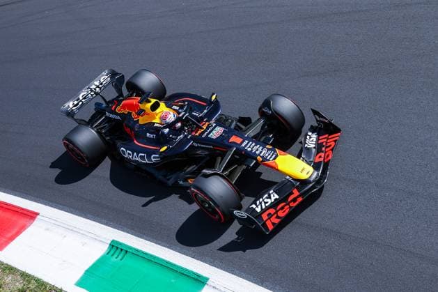 F1 Grand Prix of Italy 2025 - 06 09 2025 Max Verstappen of Netherlands and Oracle Red Bull Racing EB21 (1) seen during F1 Grand Prix of Italy 2025 - Free Practice 3 at Autodromo Nazionale Monza Monza Italy Copyright: xFabrizioxCarabellix 20250906R3FC1513_MaxVerstappen