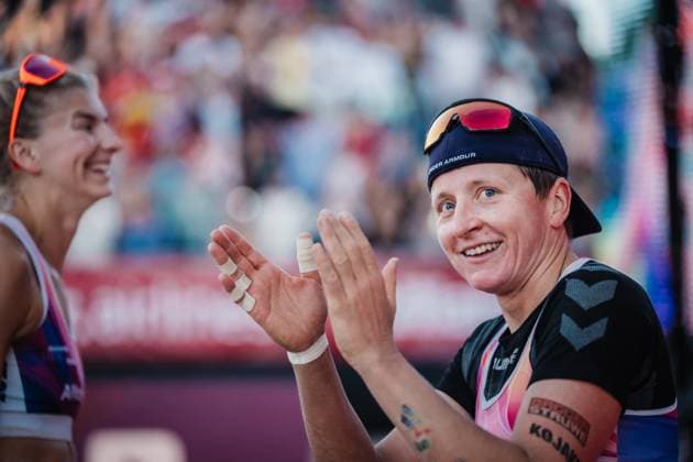 Beach Volleyball Womens German Championships 2025 Timmendorfer Strand 06 09 2025 Melanie Gernert Timmendorfer Strand Ahmann Hager Arena Schleswig Holstein Germany