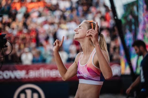 Beach Volleyball Womens German Championships 2025 Timmendorfer Strand 06 09 2025 Nele Barber Timmendorfer Strand Ahmann Hager Arena Schleswig Holstein Germany