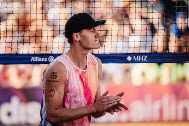 Beach Volleyball Men German Championships 2025 Timmendorfer Strand 06 09 2025 Max Just Timmendorfer Strand Ahmann Hager Arena Schleswig Holstein Germany