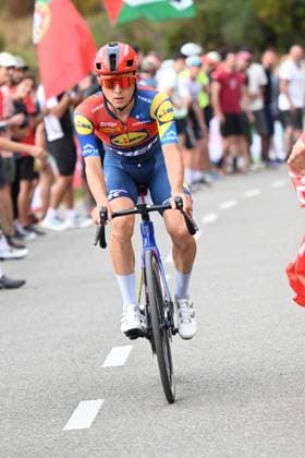 06-09-2025 Vuelta A Espana; Tappa 14 Aviles - La Farrapona; 2025, Lidl - Trek; Bagioli, Andrea; La Farrapona; 