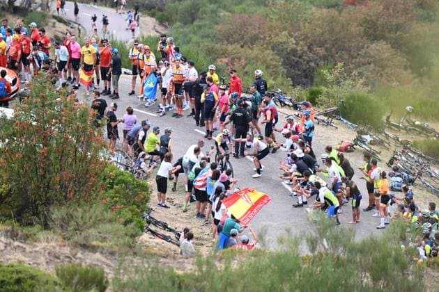 06-09-2025 Vuelta A Espana; Tappa 14 Aviles - La Farrapona; 2025, Ef Education - Easypost; Bernal Gomez, Arley; La Farrapona; 