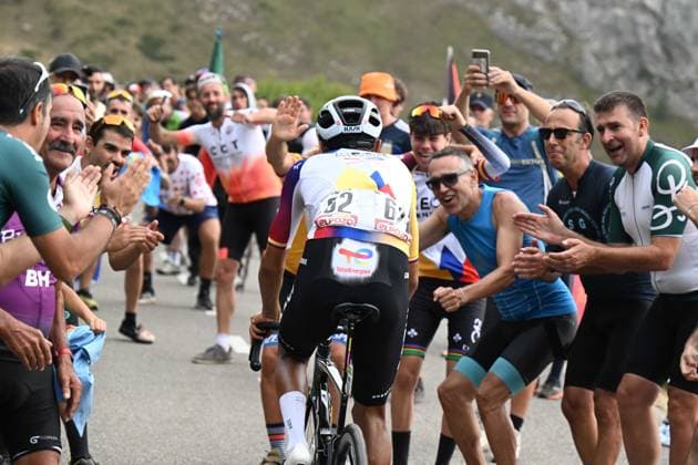 06-09-2025 Vuelta A Espana; Tappa 14 Aviles - La Farrapona; 2025, Ineos Grenadiers; Bernal Gomez, Arley; La Farrapona; 