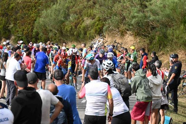 06-09-2025 Vuelta A Espana; Tappa 14 Aviles - La Farrapona; 2025, Lidl - Trek; 2025, Bahrain - Victorious; Ghebreigzabhier, Amanuel; Tiberi, Antonio; La Farrapona; 