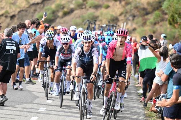 06-09-2025 Vuelta A Espana; Tappa 14 Aviles - La Farrapona; 2025, Q36.5; 2025, Ef Education - Easypost; Azparren, Xabier Michel; Beloki, Markel; La Farrapona; 
