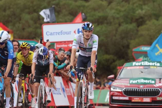 06-09-2025 Vuelta A Espana; Tappa 14 Aviles - La Farrapona; 2025, Red Bull - Bora Hansgrohe; Pellizzari, Giulio; La Farrapona; 