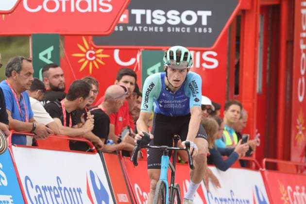 06-09-2025 Vuelta A Espana; Tappa 14 Aviles - La Farrapona; 2025, Decathlon - Ag2r La Mondiale; Gall, Felix; La Farrapona; 