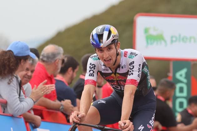 06-09-2025 Vuelta A Espana; Tappa 14 Aviles - La Farrapona; 2025, Red Bull - Bora Hansgrohe; Hindley, Jai; La Farrapona; 