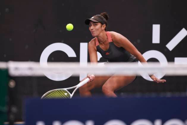 Match between Brazilian Ana Cruz and French Yasmine Mansouri at the SP Open in Sao Paulo Sao Paulo (SP), September 6, 2025 WTA250 SP Open - Match between Brazilian Ana Cruz and French Yasmine Mansouri, at the SP Open in Sao Paulo, which takes place from September 6 to 14 at Villa-Lobos Park, on the central court, this Saturday, September 6, 2025, in the west zone of Sao Paulo. French Yasmine Mansouri beat Brazilian Ana Cruz by scores of 6-3 and 6-2 by 2-0 and is eliminated. (Foto: Leco Viana Thenews2 imago images) SPO  Copyright: xLecoxVianax