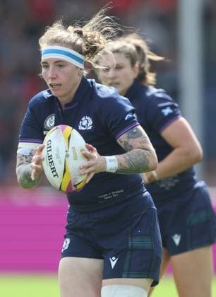 Jade Konkel of Scotland Canada v Scotland, Women s Rugby World Cup, Group B, Rugby Union, Sandy Park, Exeter, UK - 06 Sept 2025Exeter Sandy Park United Kingdom EDITORIAL USE ONLY No use with unauthorised audio, video, data, fixture lists, club league logos or live services. Online in-match use limited to 120 images, no video emulation. No use in betting, games or single club league player publications. Copyright: xKieranxMcManus Shutterstockx 15471114cp