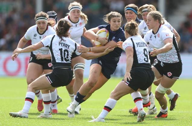 Helen Nelson of Scotland Canada v Scotland, Women s Rugby World Cup, Group B, Rugby Union, Sandy Park, Exeter, UK - 06 Sept 2025Exeter Sandy Park United Kingdom EDITORIAL USE ONLY No use with unauthorised audio, video, data, fixture lists, club league logos or live services. Online in-match use limited to 120 images, no video emulation. No use in betting, games or single club league player publications. Copyright: xKieranxMcManus Shutterstockx 15471114cd