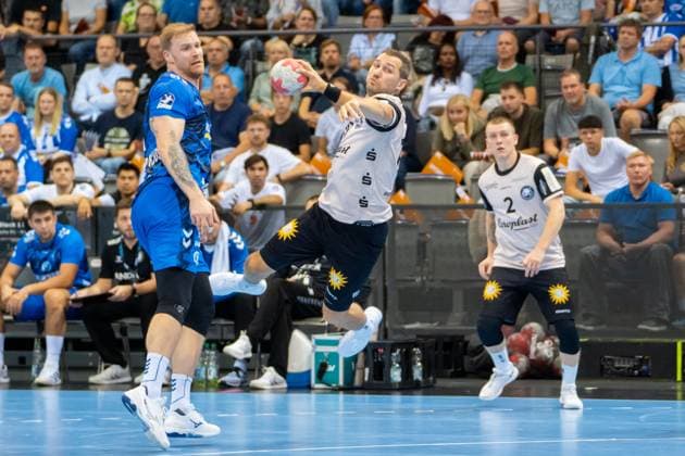 Handball I Men I Season 2025 2026 I Bundesliga I 3 Matchday I TVB Stuttgart Bergischer HC I 06 09 2025 Tomas Babak 19, Bergischer HC on the pitch Stuttgart Porsche Arena Baden Württemberg Germany Copyright: xLobeca MaxxPetershansx
