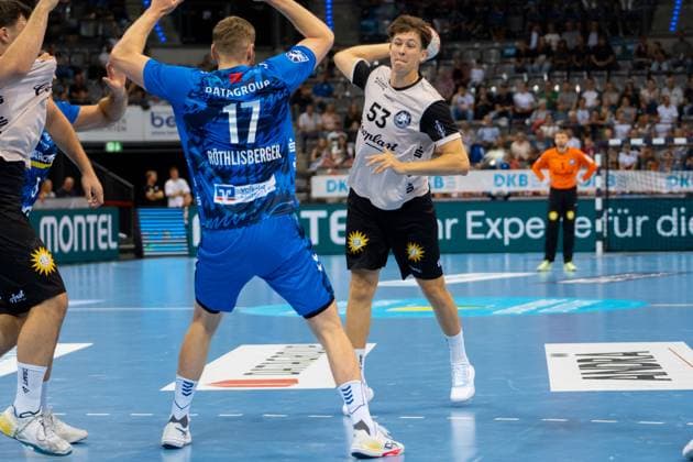 Handball I Men I Season 2025 2026 I Bundesliga I 3 Matchday I TVB Stuttgart Bergischer HC I 06 09 2025 Sören Steinhaus 53, Bergischer HC on the pitch Stuttgart Porsche Arena Baden Württemberg Germany Copyright: xLobeca MaxxPetershansx