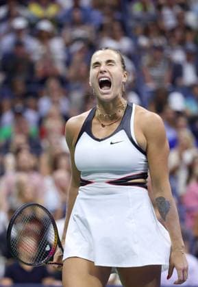 Aryna Sabalenka of Belarus celebrates 2025 US Open, Day Fourteen, USTA Billie Jean King National Tennis Center, New York, USA - 06 Sept 2025New York USTA Billie Jean King National T New York (NY) United States of America  Copyright: xEllaxLing Shutterstockx 15467798m