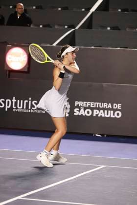 Match between Brazilian Pietra Rivoli and Italian Miriana Tona at the SP Open in Sao Paulo Sao Paulo (SP), 09 06 2025 WTA250 SP Open - Match between Brazilian Pietra Rivoli and Italian Miriana Tona, at the SP Open in Sao Paulo, which takes place between September 6th and 14th at Villa-Lobos Park, in the west zone of Sao Paulo, this Saturday, September 6th, 2025. Italian Miriana Tona beat Brazilian Pietra Rivoli by a score of 7x5, 2x6 and 6x3 by 2 x 1 sets and is classified. (Foto: Leco Viana Thenews2 imago images) SPO  Copyright: xLecoxVianax