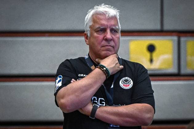 Germany Handball 2 Bundesliga 2025 26, 06 09 2025 2 Matchday HSG Krefeld Niederrhein vs Die Eulen Ludwigshafen Sporthalle Glockenspitz Krefeld , Christian Hasert Die Eulen Ludwigshafen, Team Manager Copyright: xMarkusxVerwimpx