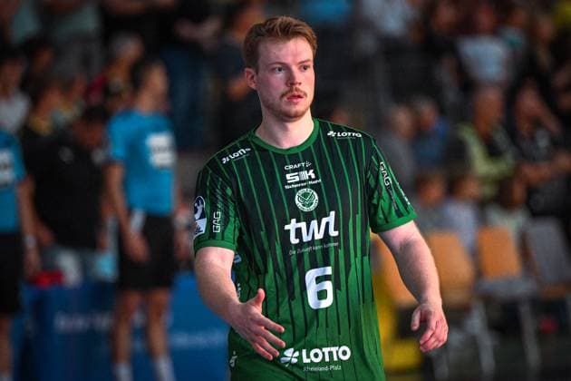 Germany Handball 2 Bundesliga 2025 26, 06 09 2025 2 Matchday HSG Krefeld Niederrhein vs Die Eulen Ludwigshafen Sporthalle Glockenspitz Krefeld , Tim Schaller Die Eulen Ludwigshafen, 6 Copyright: xMarkusxVerwimpx