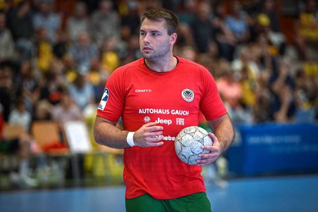 Germany Handball 2 Bundesliga 2025 26, 06 09 2025 2 Matchday HSG Krefeld Niederrhein vs Die Eulen Ludwigshafen Sporthalle Glockenspitz Krefeld , Kian Schwarzer Die Eulen Ludwigshafen, 22 Copyright: xMarkusxVerwimpx