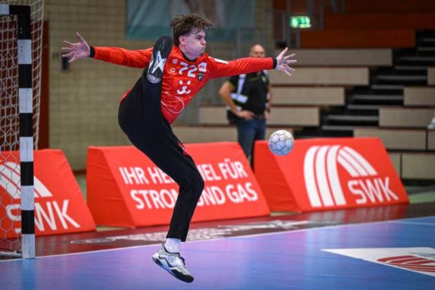 Germany Handball 2 Bundesliga 2025 26, 06 09 2025, 2 Matchday HSG Krefeld Niederrhein vs Die Eulen Ludwigshafen Sporthalle Glockenspitz Krefeld , Anel DurmiÄ‡ Anel Durmic HSG Krefeld Niederrhein, 72 Copyright: xMarkusxVerwimpx