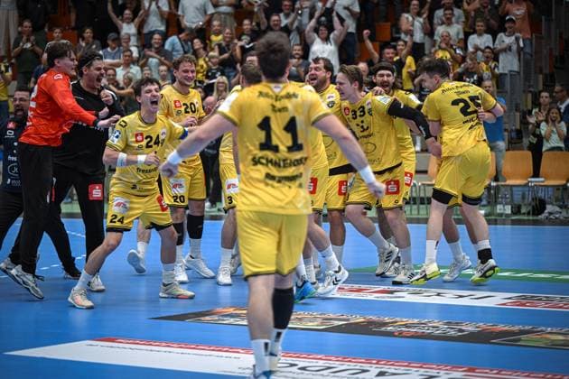 Germany Handball 2 Bundesliga 2025 26, 06 09 2025, 2 Matchday HSG Krefeld Niederrhein vs Die Eulen Ludwigshafen Sporthalle Glockenspitz Krefeld , Copyright: xMarkusxVerwimpx