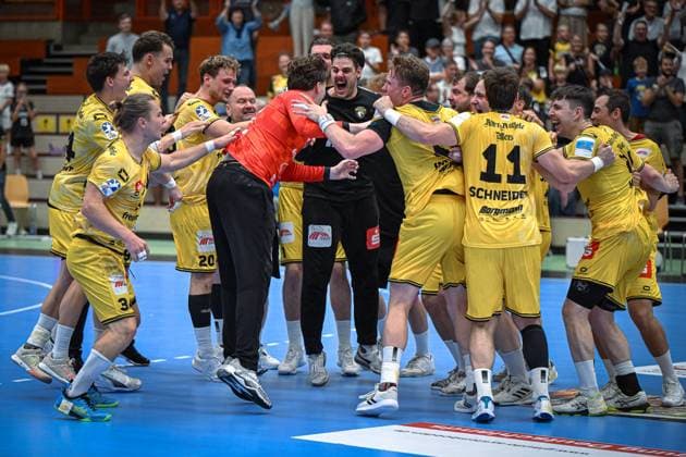 Germany Handball 2 Bundesliga 2025 26, 06 09 2025, 2 Matchday HSG Krefeld Niederrhein vs Die Eulen Ludwigshafen Sporthalle Glockenspitz Krefeld , Copyright: xMarkusxVerwimpx