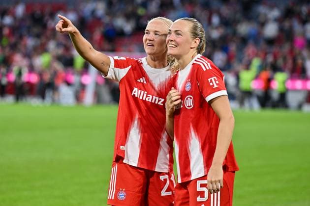 Football, Pernille Harder and Magdalena Eriksson extend their contracts at FC Bayern Munich, archive pictures